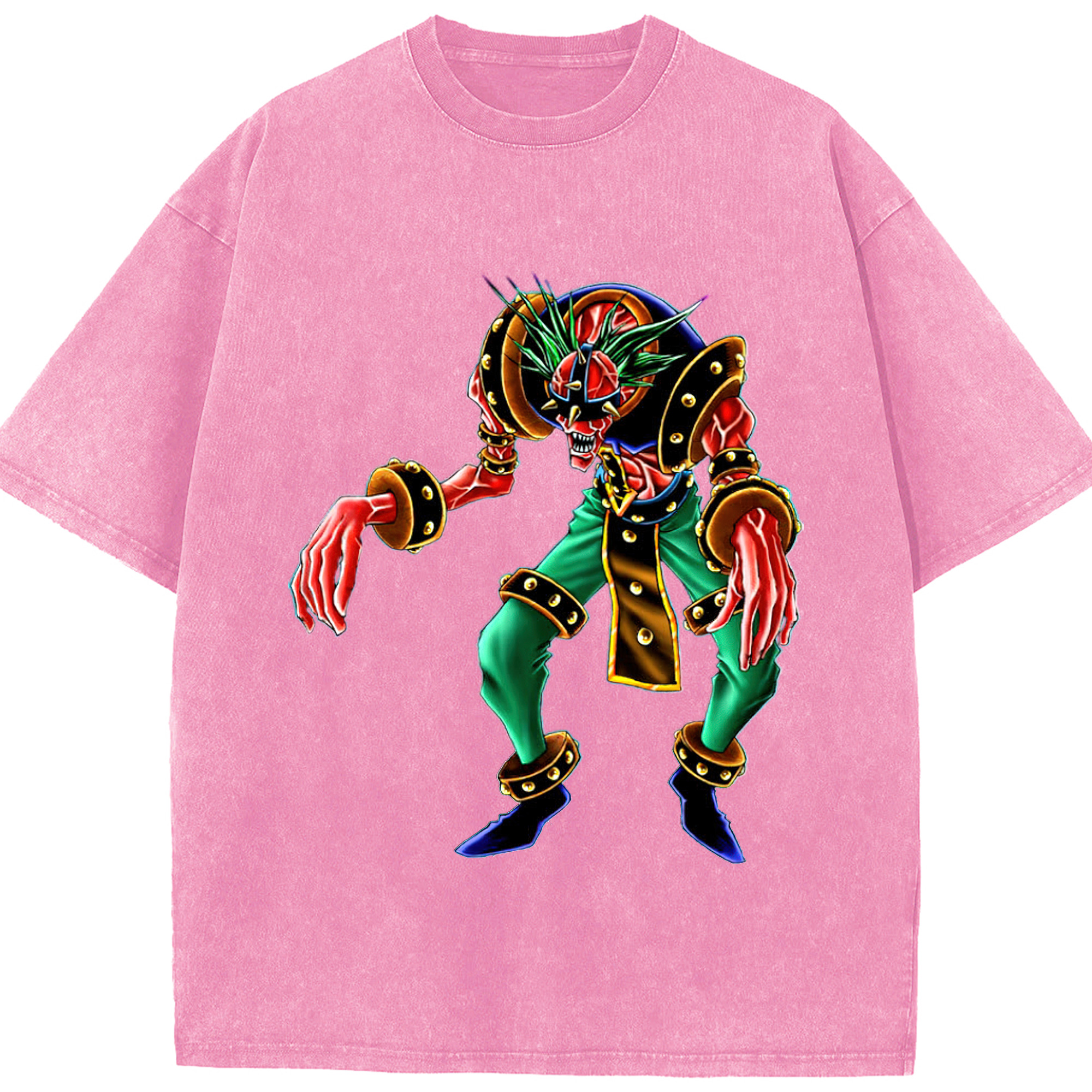 （画像用） 遊☆戯☆王 Yu-Gi-Oh! 綿100% ヴィンテージ風 半袖Tシャツ（フロントプリント）